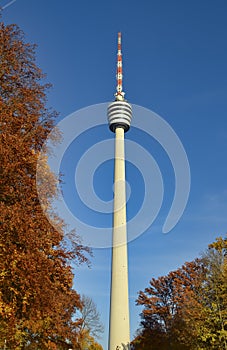 Fernsehturm Stuttgart in autumn