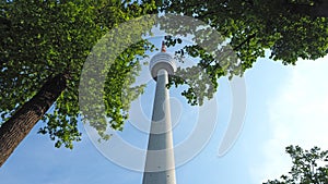 The Fernsehturm television tower in Stuttgart Germany