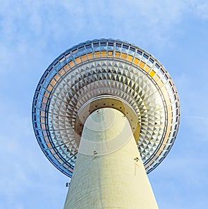 The Fernsehturm (TV Tower) in Berlin