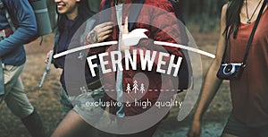 Fernweh Adventure Traveling Exploration Journey Concept