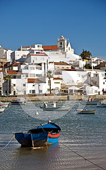 Ferragudo with fishing boat