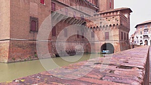 Ferrara castle broll detail 2