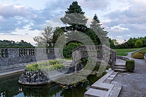 The Ferrari Garden in ÃÂ tanjel, Slovenia, part of the Ferrari Villa, owned by the doctor Enrico Ferrari photo