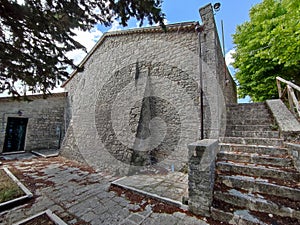 Ferrazzano - Scorcio posteriore della Chiesa di Sant`Onofrio