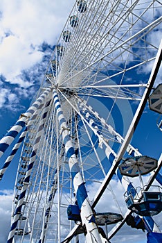 Ferries wheel in the city of Arcachon, France