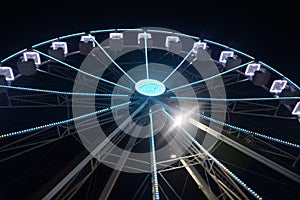 Ferries Wheel  with lights night time