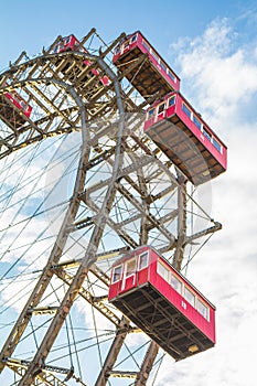 Ferries wheel in Prater park in Vienna