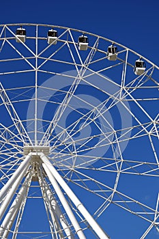 Ferris wheel 65 meters high. Park of October revolution. Rostov-on-Don, Russia