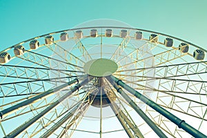 Ferris wheel against