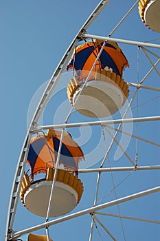 Ferris wheel in amusement park