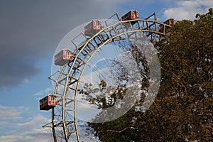 Ferris Wheel at Amusement Park