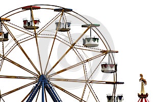 Ferris wheel in amusement park