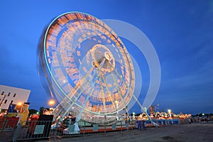 Ferris Wheel at amusement park