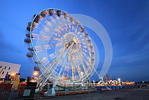 Ferris Wheel at amusement park