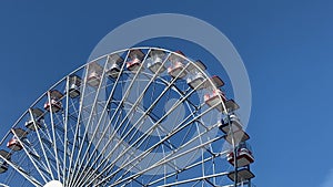 ferris wheel, amusement park boardwalk summer fun ride