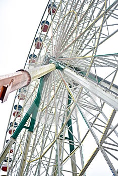 Ferris wheel in amusement park. Georgia.