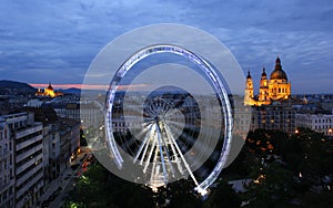 Ferris wheel in Budapest