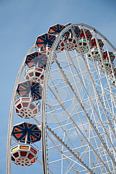 Ferris wheel carousel fun fair ride