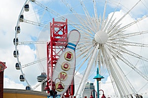 Ferris Wheel in Clifton Hill, Niagara Falls, Ontario