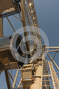 Ferris wheel close - up