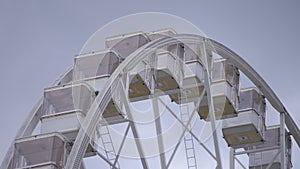 Ferris wheel, close up