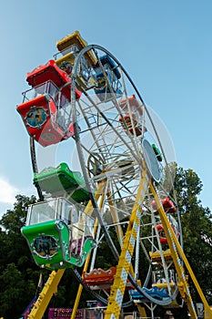Ferris wheel at county fair
