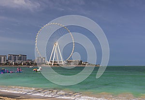 Ferris wheel in Dubai during the day