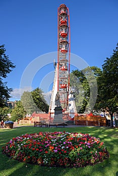 Ferris wheel Edinburgh Scotland UK