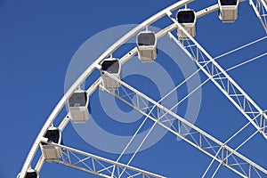 Ferris Wheel with Enclosed Gondolas