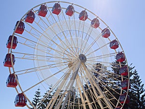 Ferris Wheel on the Esplanade in Fremantle, Western Australia photo