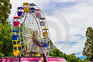 Ferris Wheel At Fair