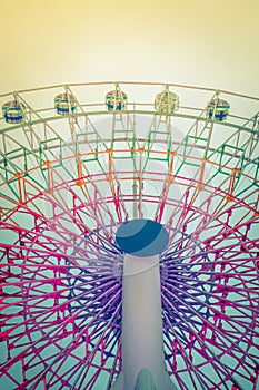 Ferris Wheel ( Filtered image processed vintage effect)