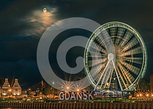 Ferris wheel in gdansk