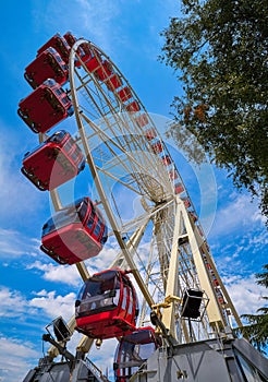 Ferris wheel in Geneva Geneve of Switzerland