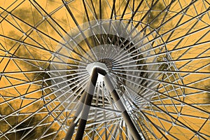 Ferris wheel in inversion