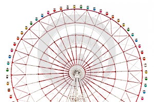 Ferris wheel isolated