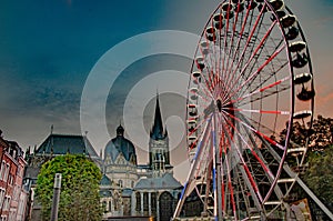 Ferris wheel on the Katschhof