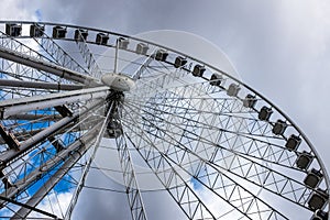 Ferris Wheel in Liverpool, Uk