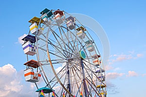 Ferris wheel at a local county fair