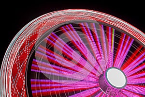 Ferris Wheel With Motion Blur