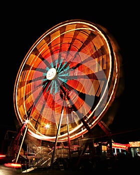 Ferris Wheel at Night