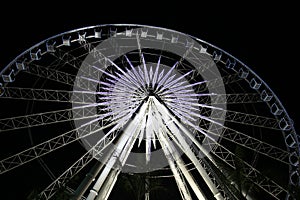 Ferris wheel by night