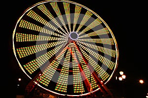 Ferris Wheel At Night