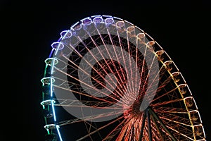 Ferris Wheel at Night