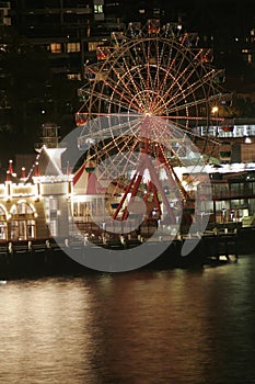 Ferris Wheel At Night photo