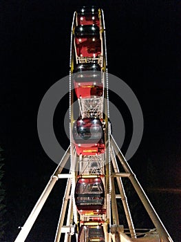 Ferris wheel at night Fremantle Perth Western Australia photo