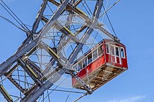 The Ferris wheel is one of the landmark from Vienna