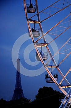 Ferris wheel in Paris