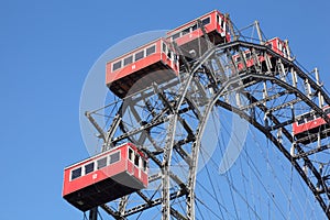 Ferris wheel in Prater park in Vienna
