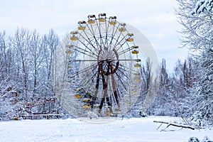 Ferris wheel in Pripyat..